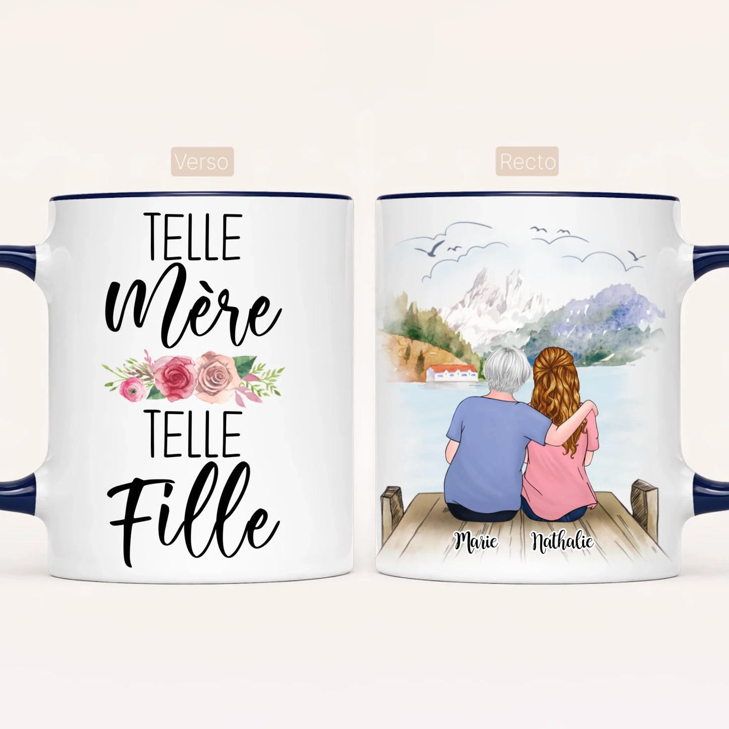 Telle Mère, Telle Fille | Mug Personnalisé