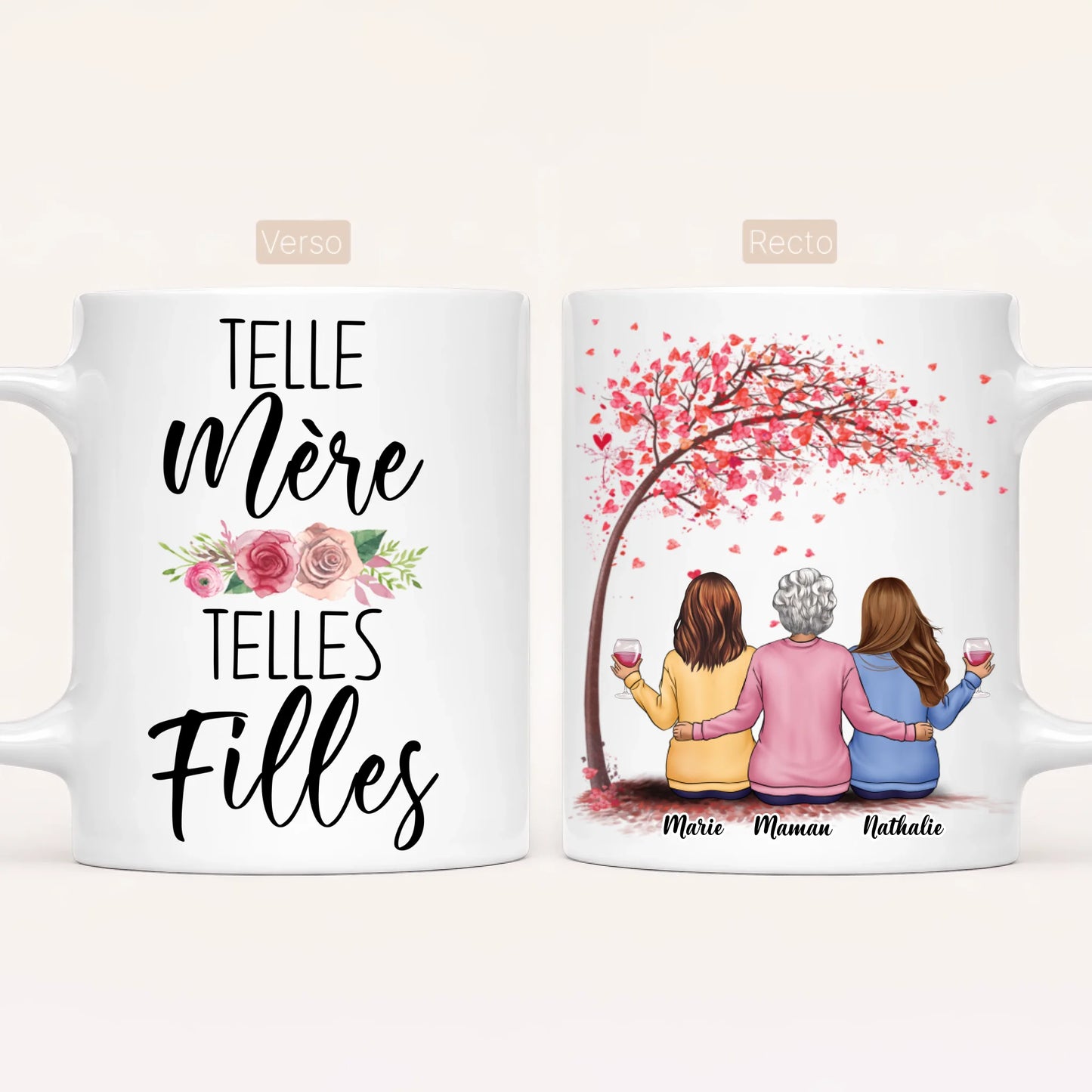 Telle Mère, Telles Filles | Mug Personnalisé