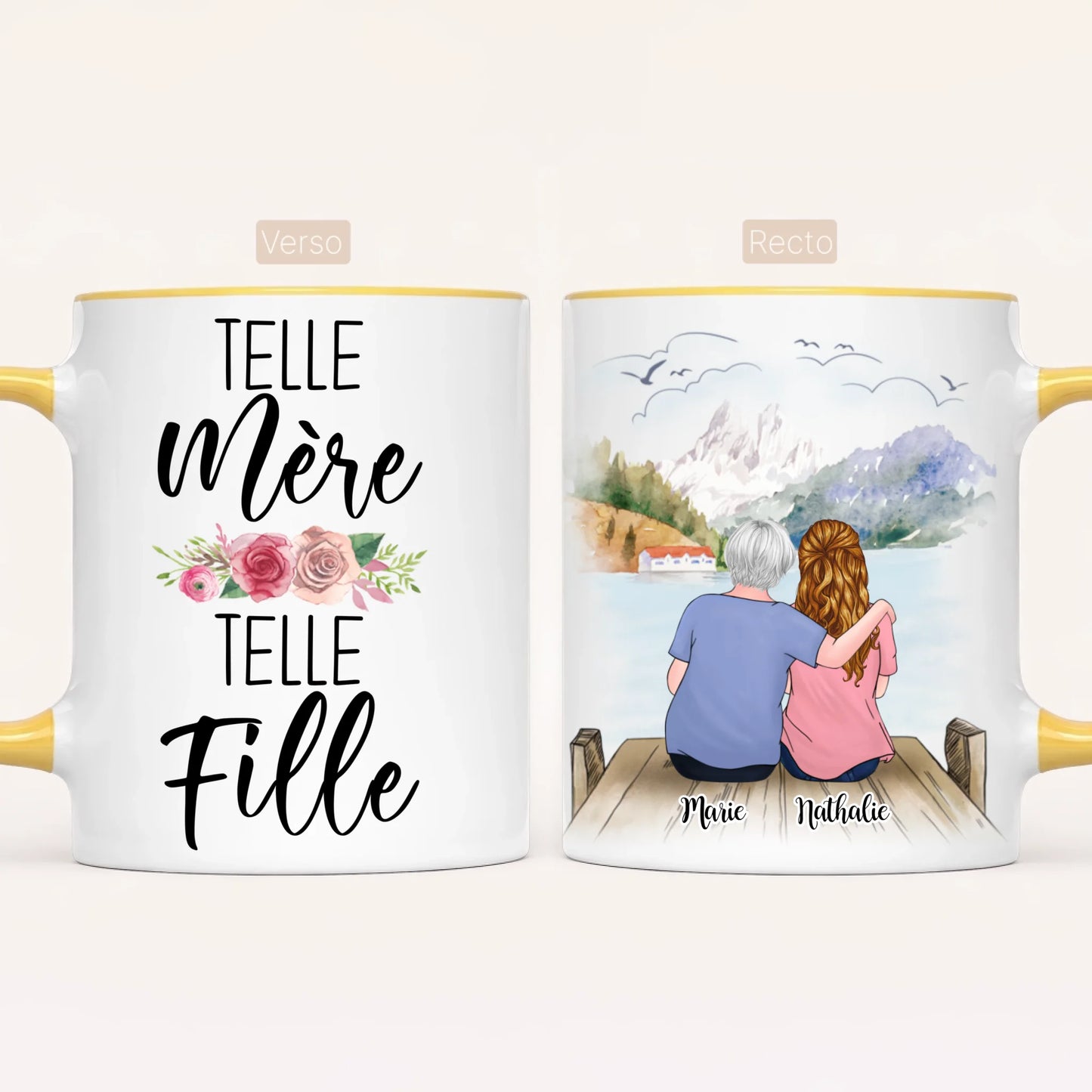 Telle Mère, Telle Fille | Mug Personnalisé
