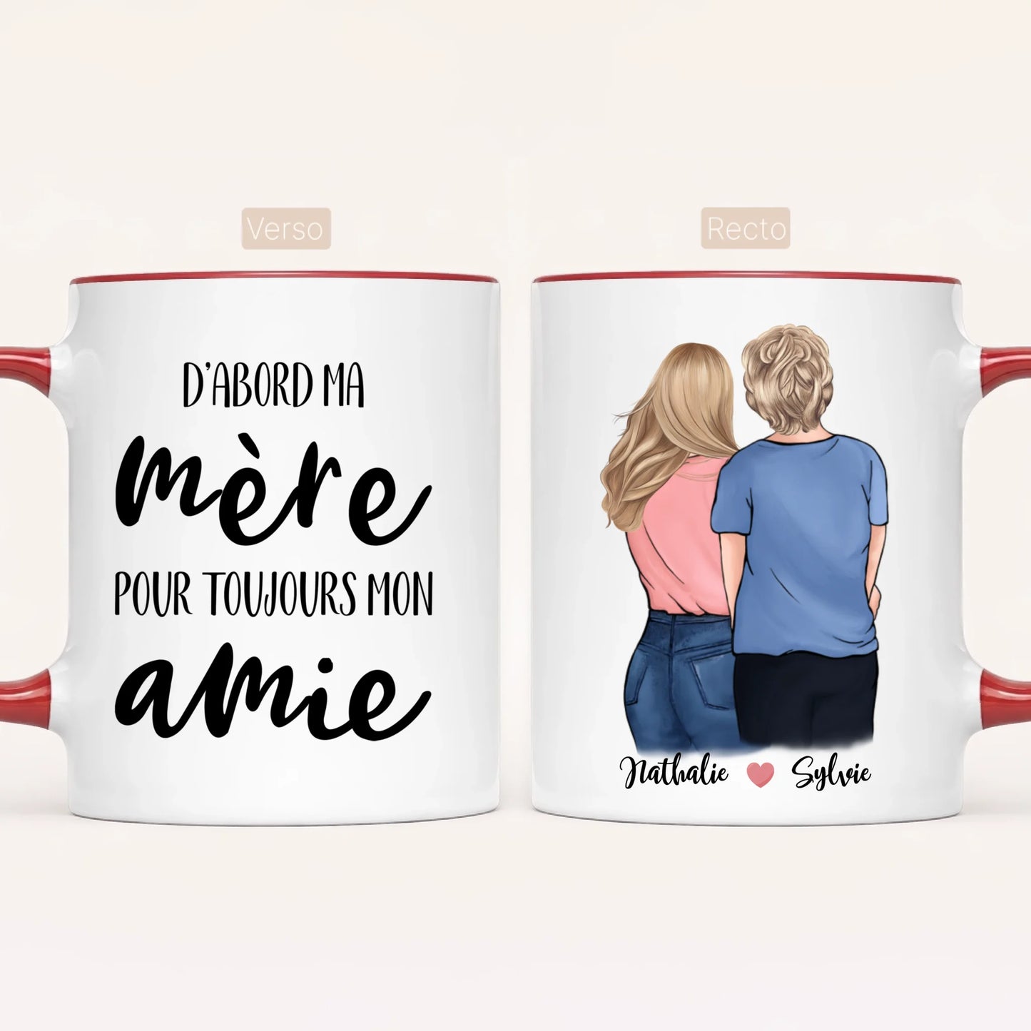 Mère & Fille | Mug Personnalisé