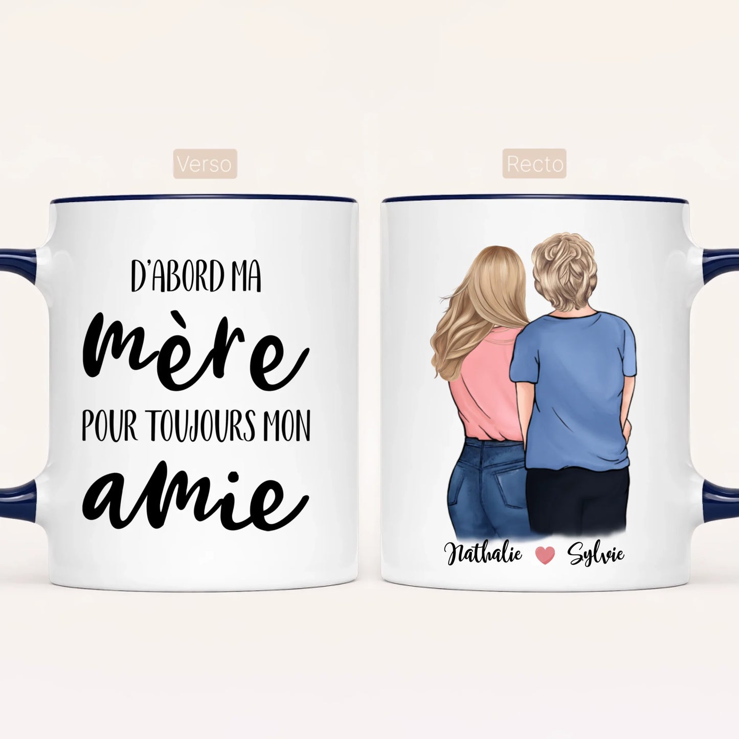 Mère & Fille | Mug Personnalisé