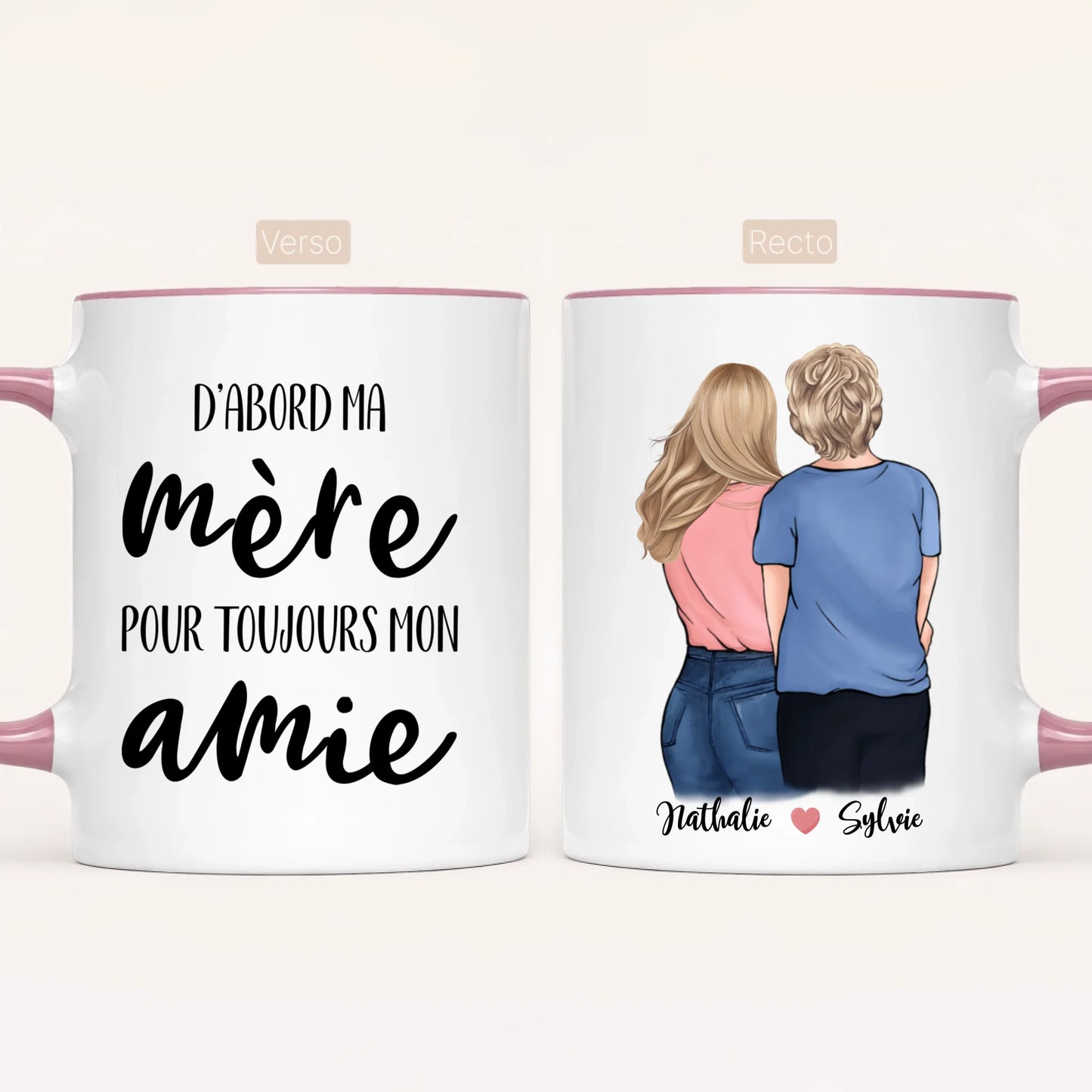 Mère & Fille | Mug Personnalisé