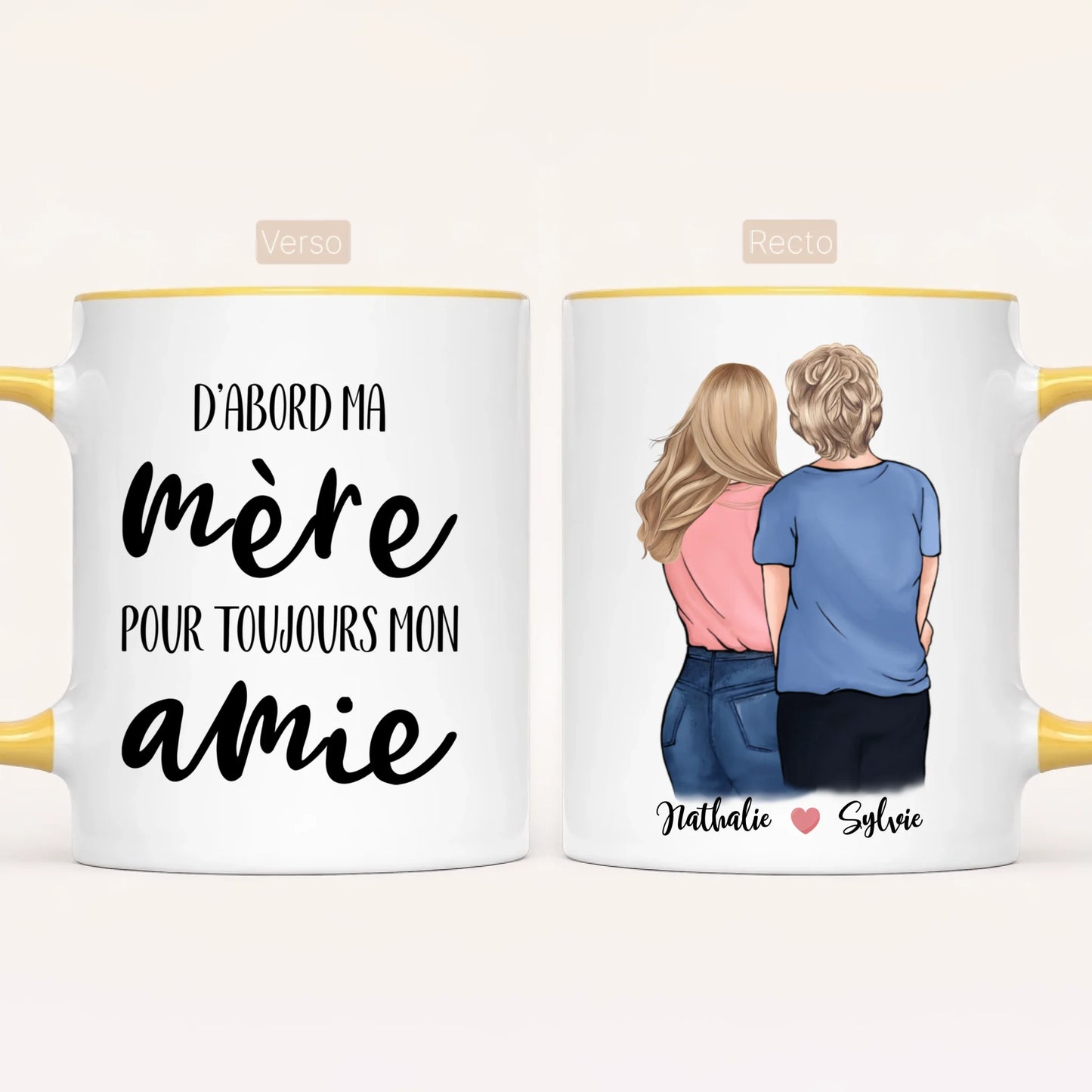 Mère & Fille | Mug Personnalisé