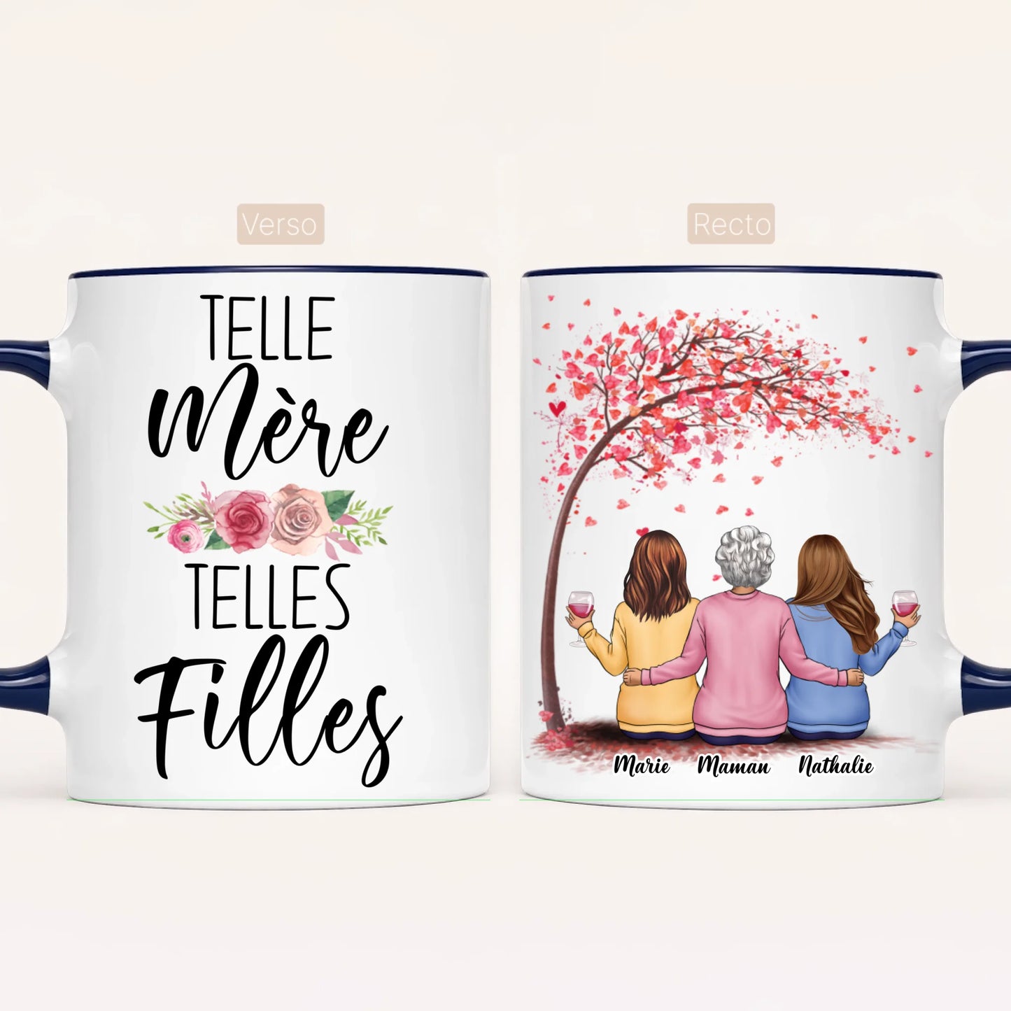 Telle Mère, Telles Filles | Mug Personnalisé