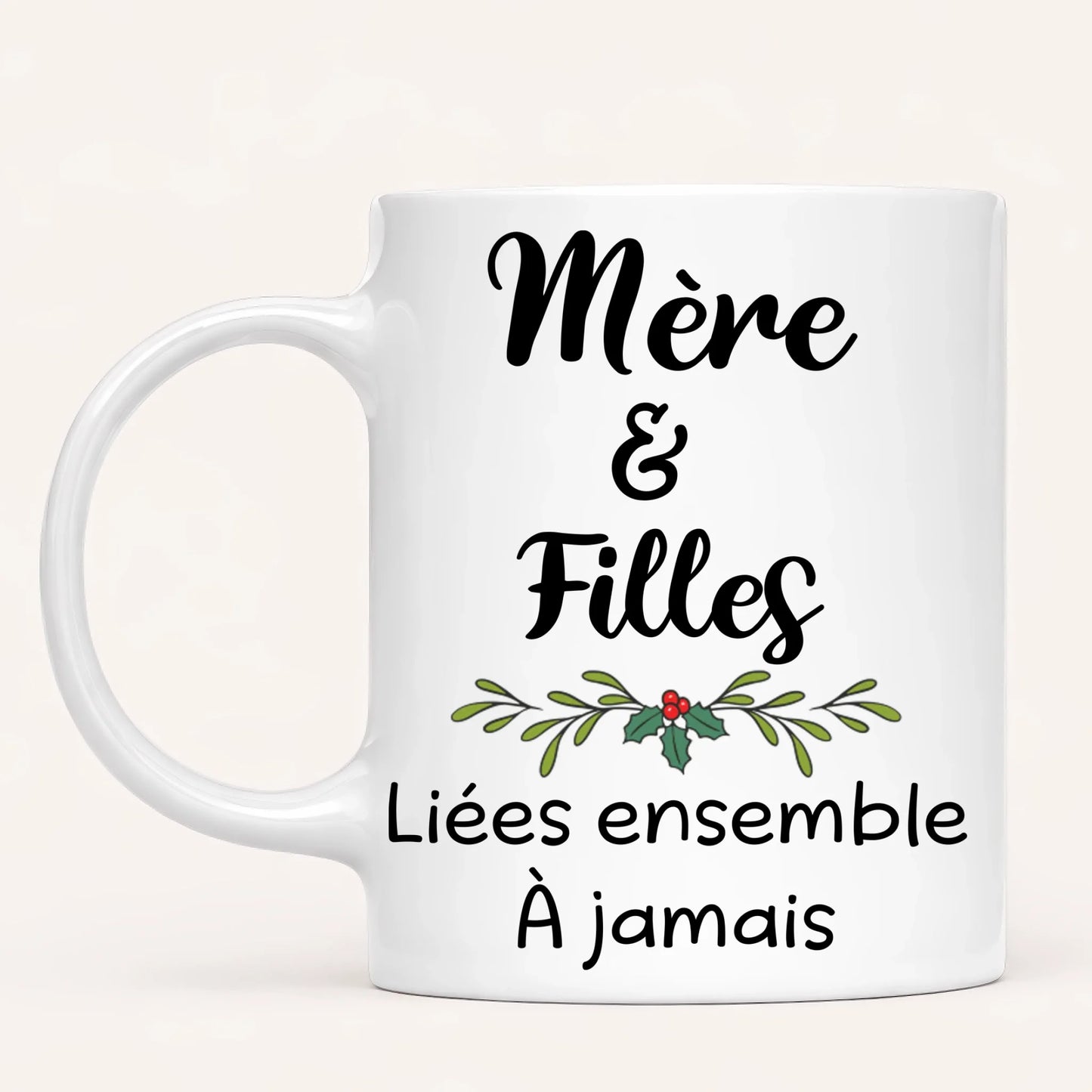 Maman & 2 Filles | Noël | Mug Personnalisé