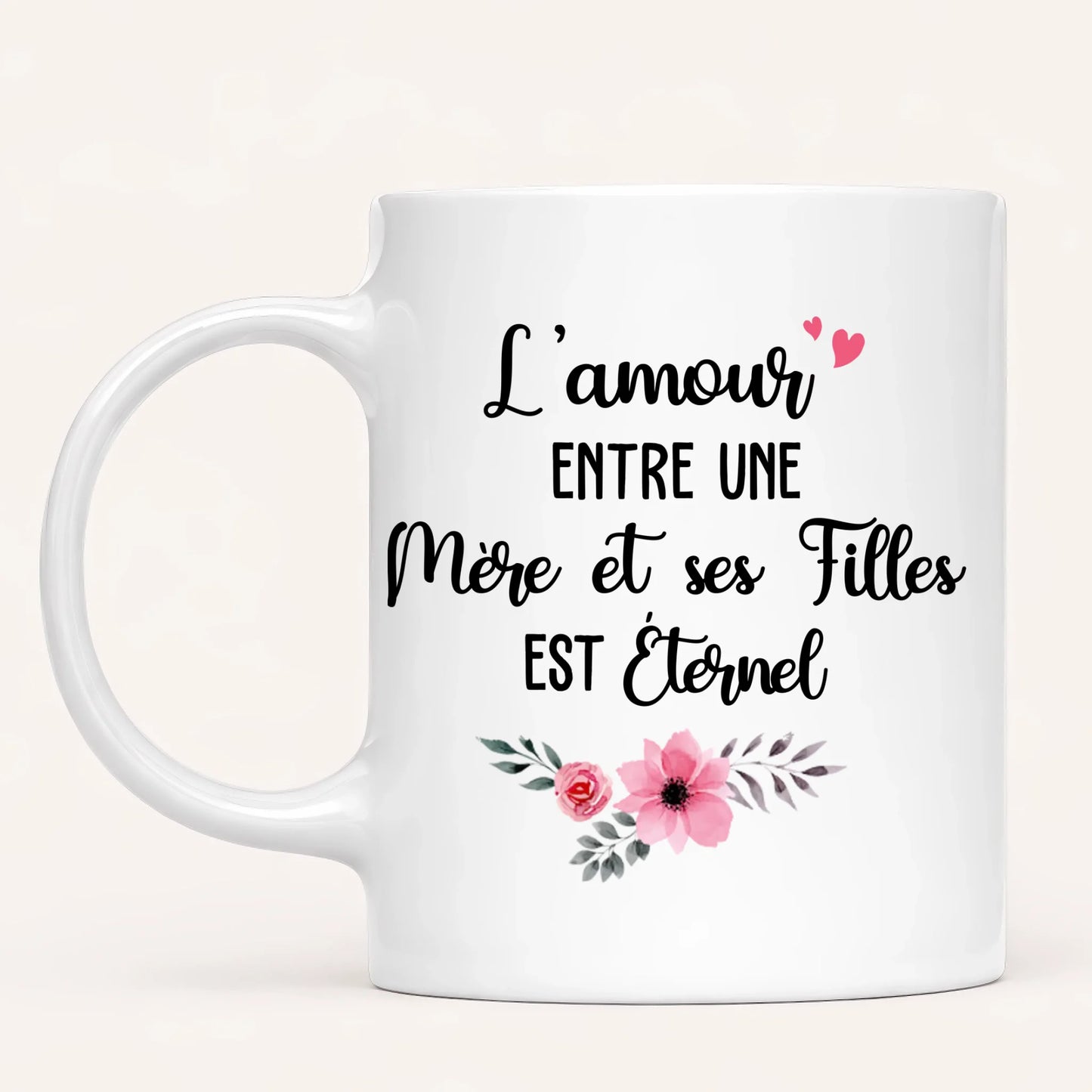 Maman & 2 Filles | Mug Personnalisé