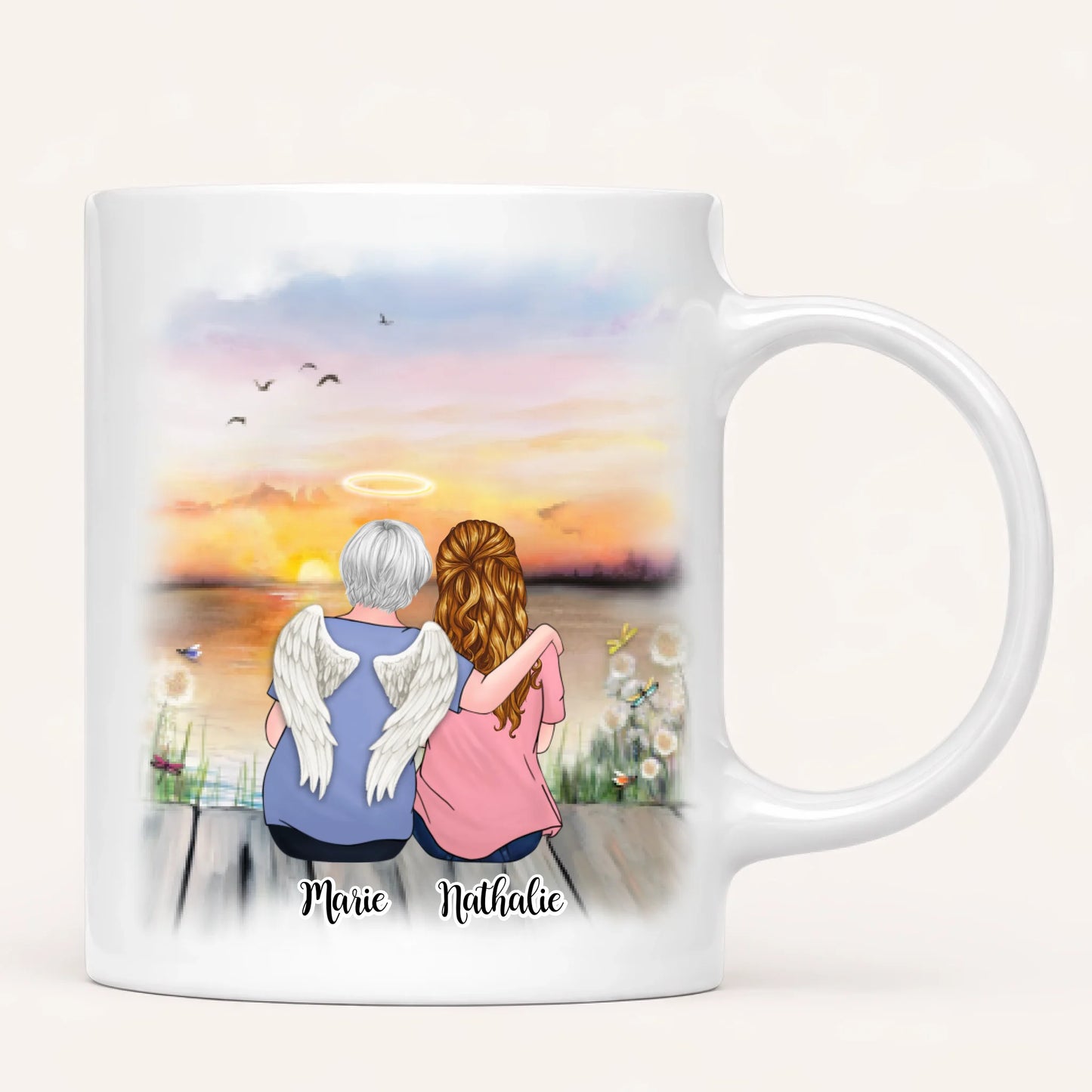 Maman & Fille | Hommage | Mug Personnalisé