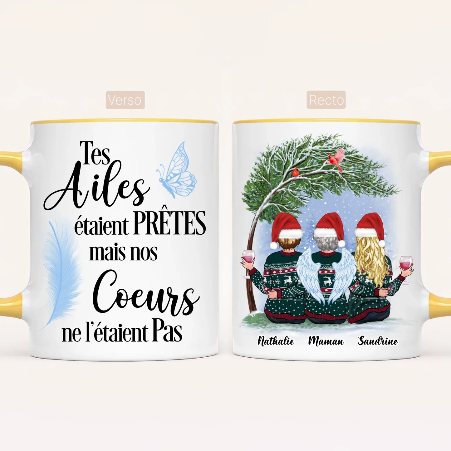 Maman & 2 Filles | Hommage | Mug Personnalisé