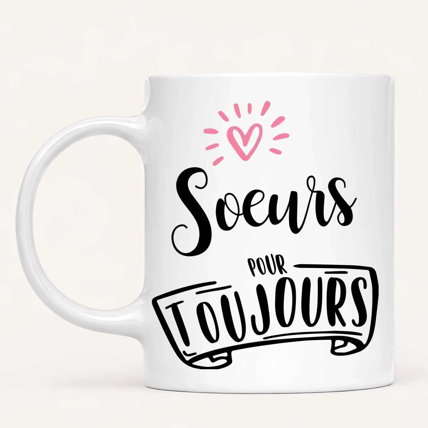 2 Soeurs Canons | Mug Personnalisé