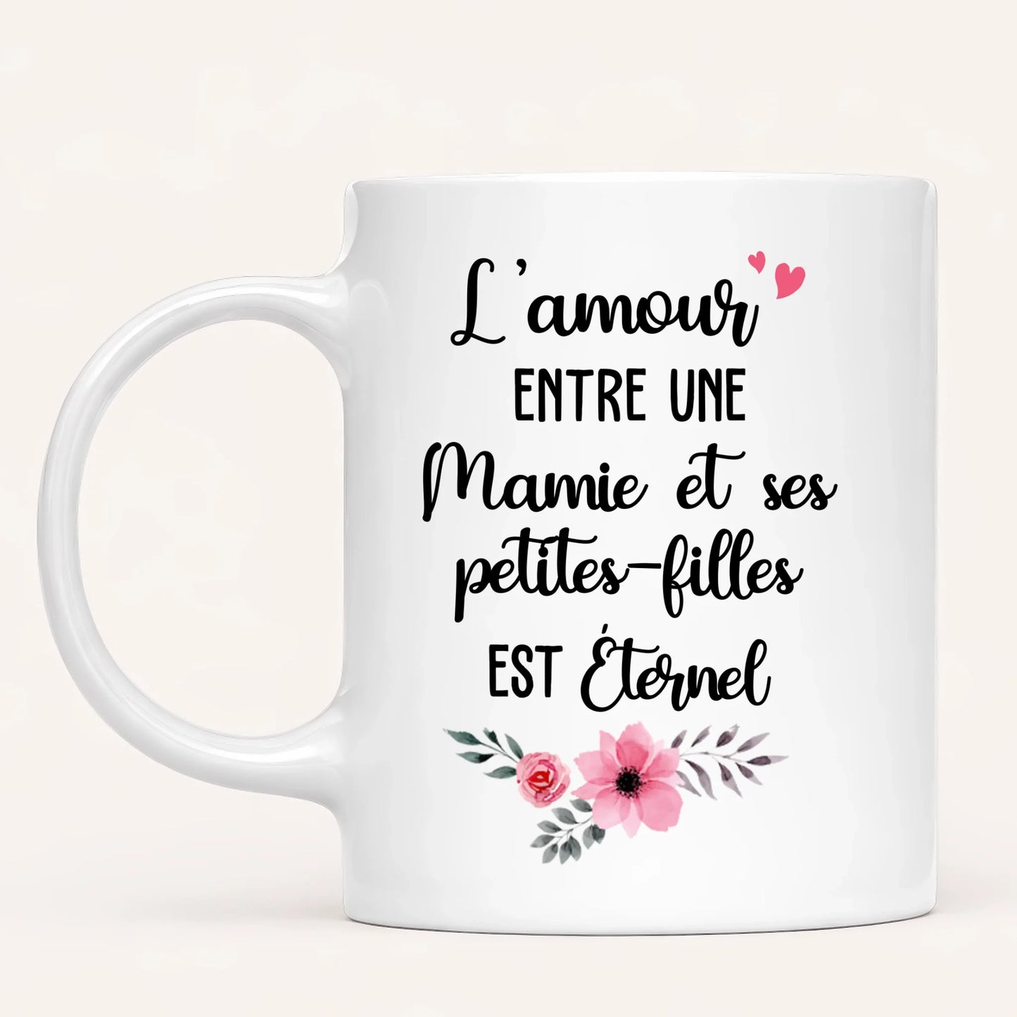 Mamie & 2 Petites-Filles | Noël | Mug Personnalisé