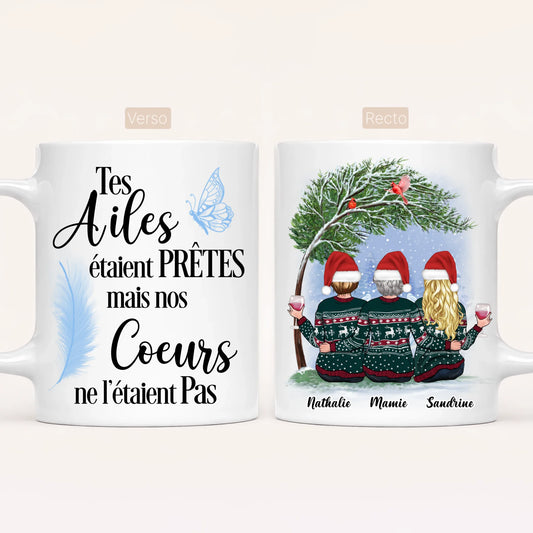 Mamie & 2 Petites-Filles | Hommage | Mug Personnalisé