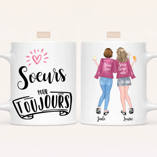 Jusqu'à 5 Soeurs | Mug Personnalisé