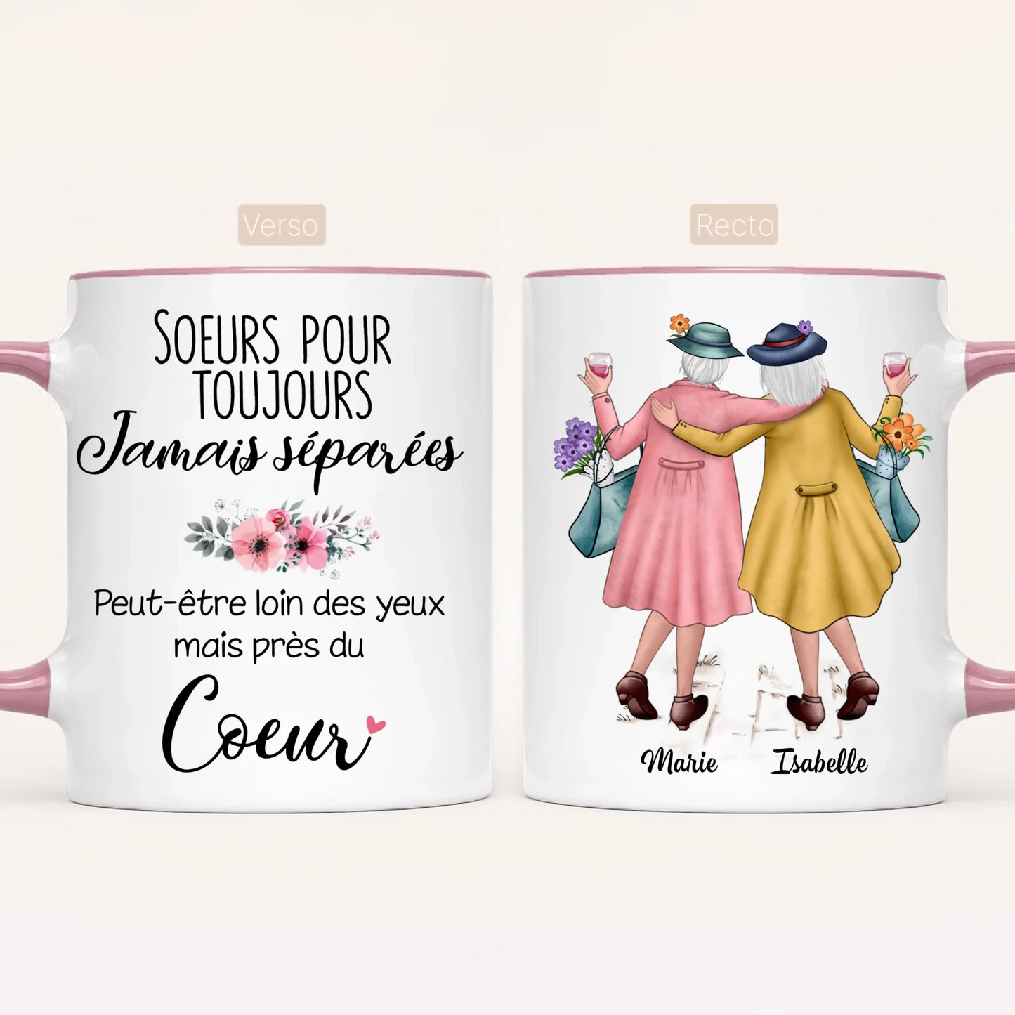 2 Soeurs Matures | Mug Personnalisé