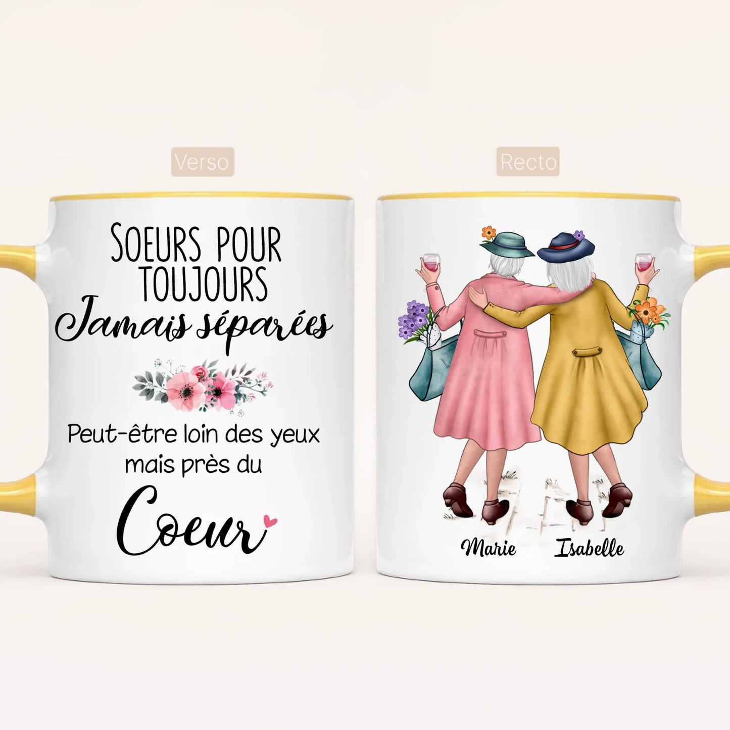2 Soeurs Matures | Mug Personnalisé