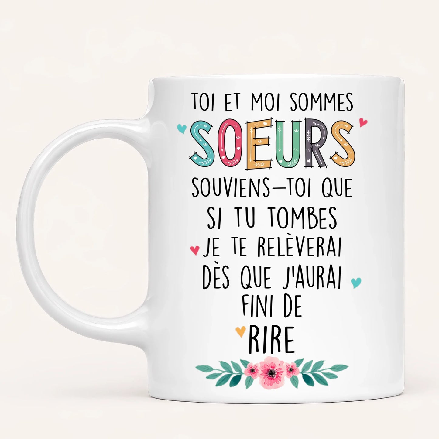 Jusqu'à 7 Soeurs | Mug Personnalisé