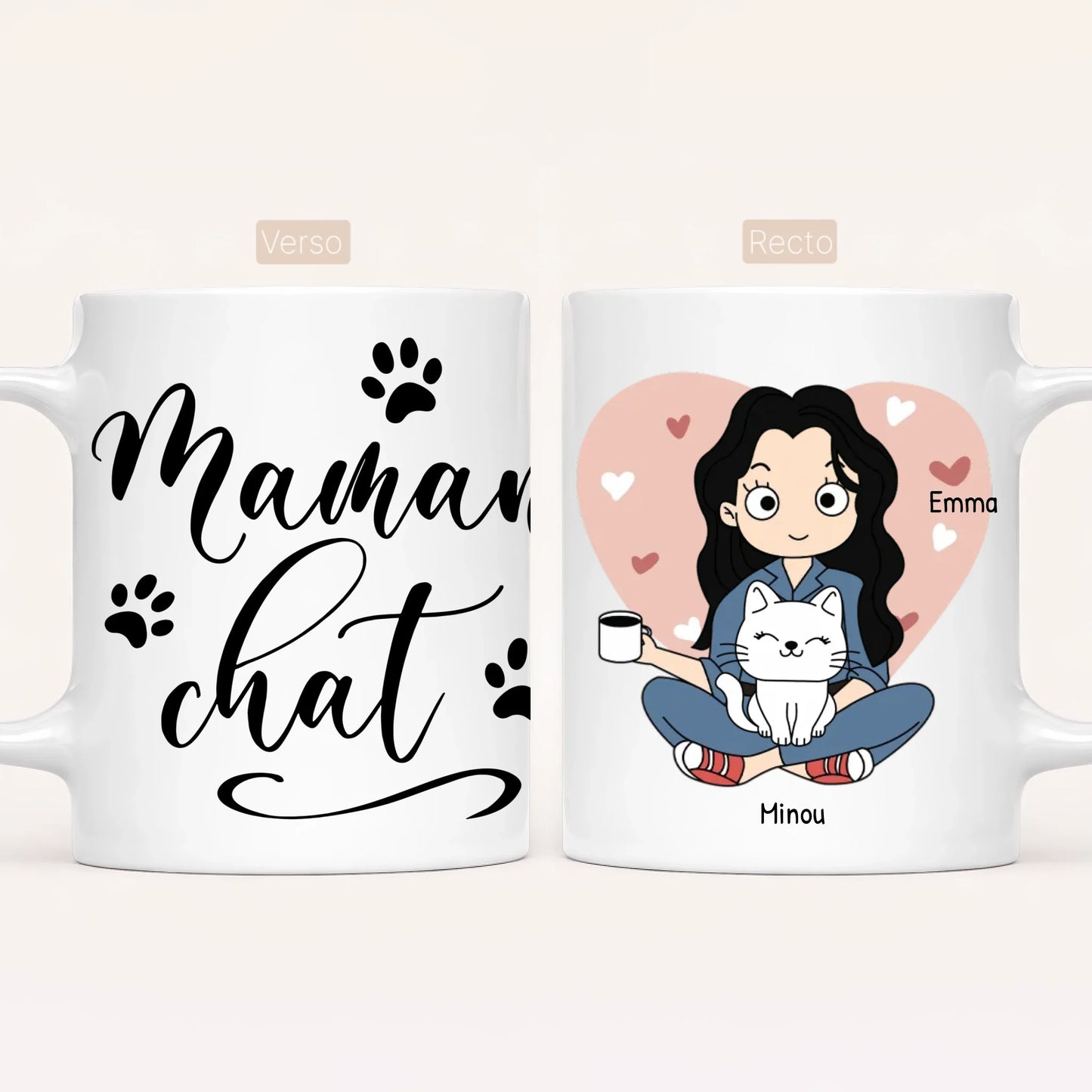 Maman Chat  | Mug Personnalisé