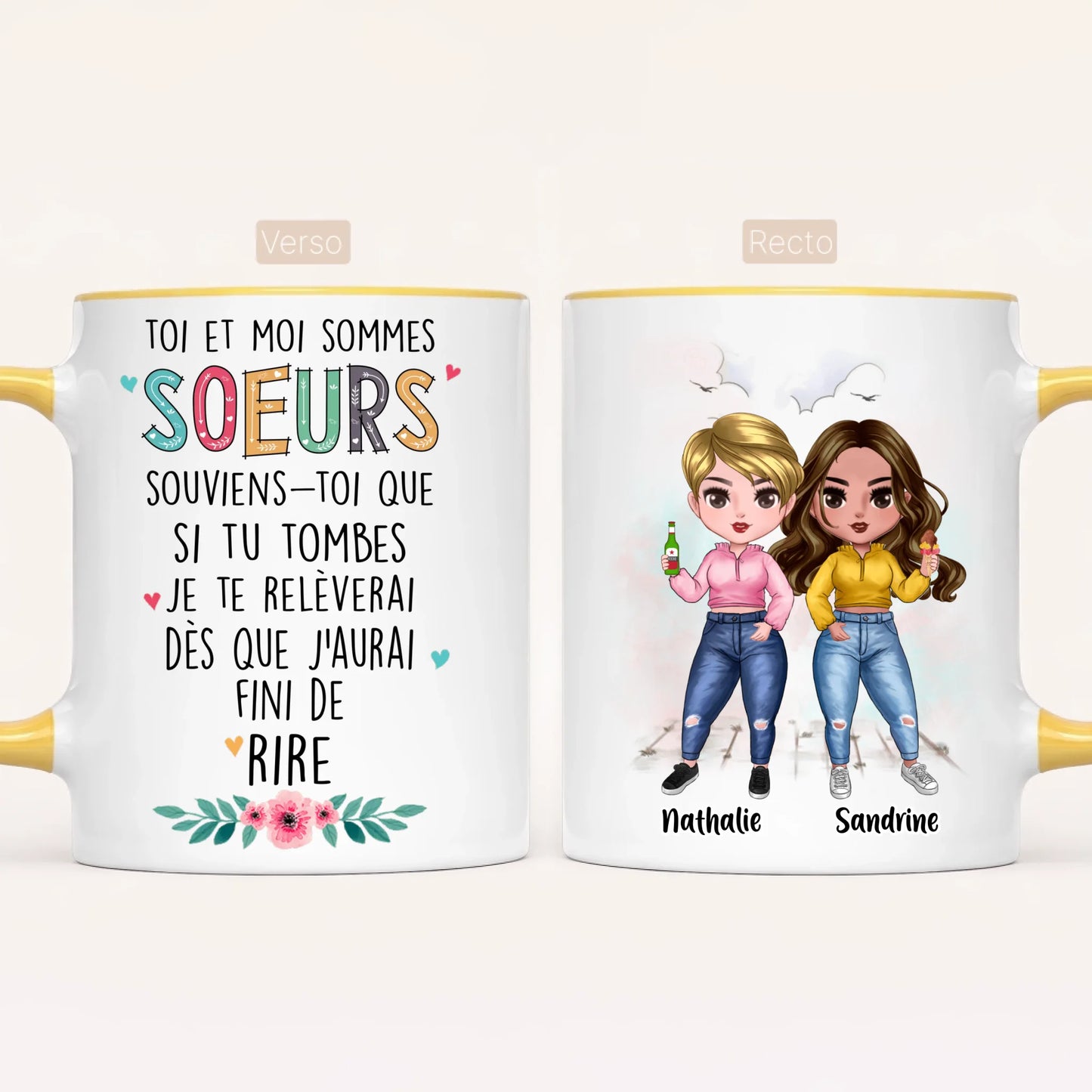 Jusqu'à 7 Soeurs | Mug Personnalisé