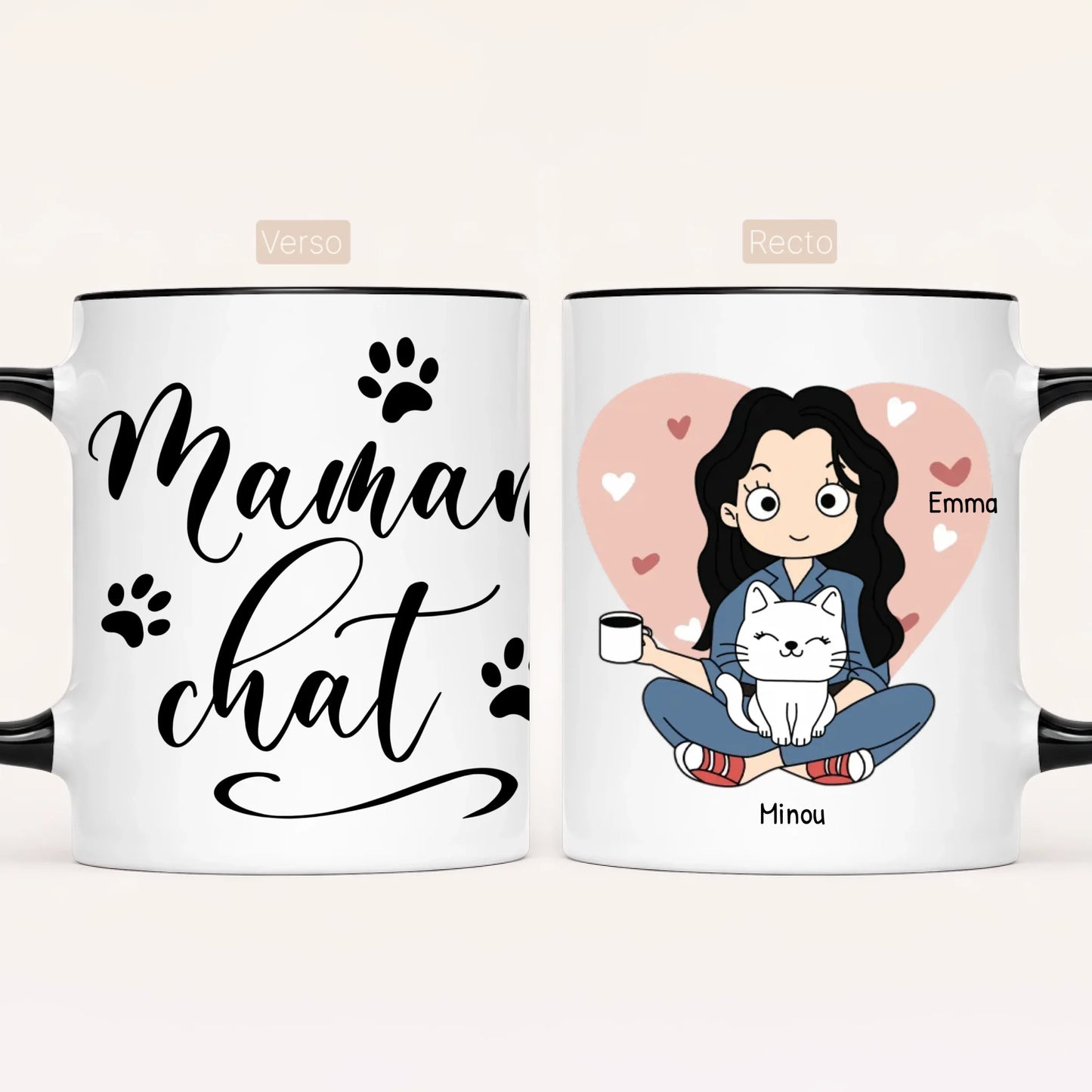Maman Chat  | Mug Personnalisé
