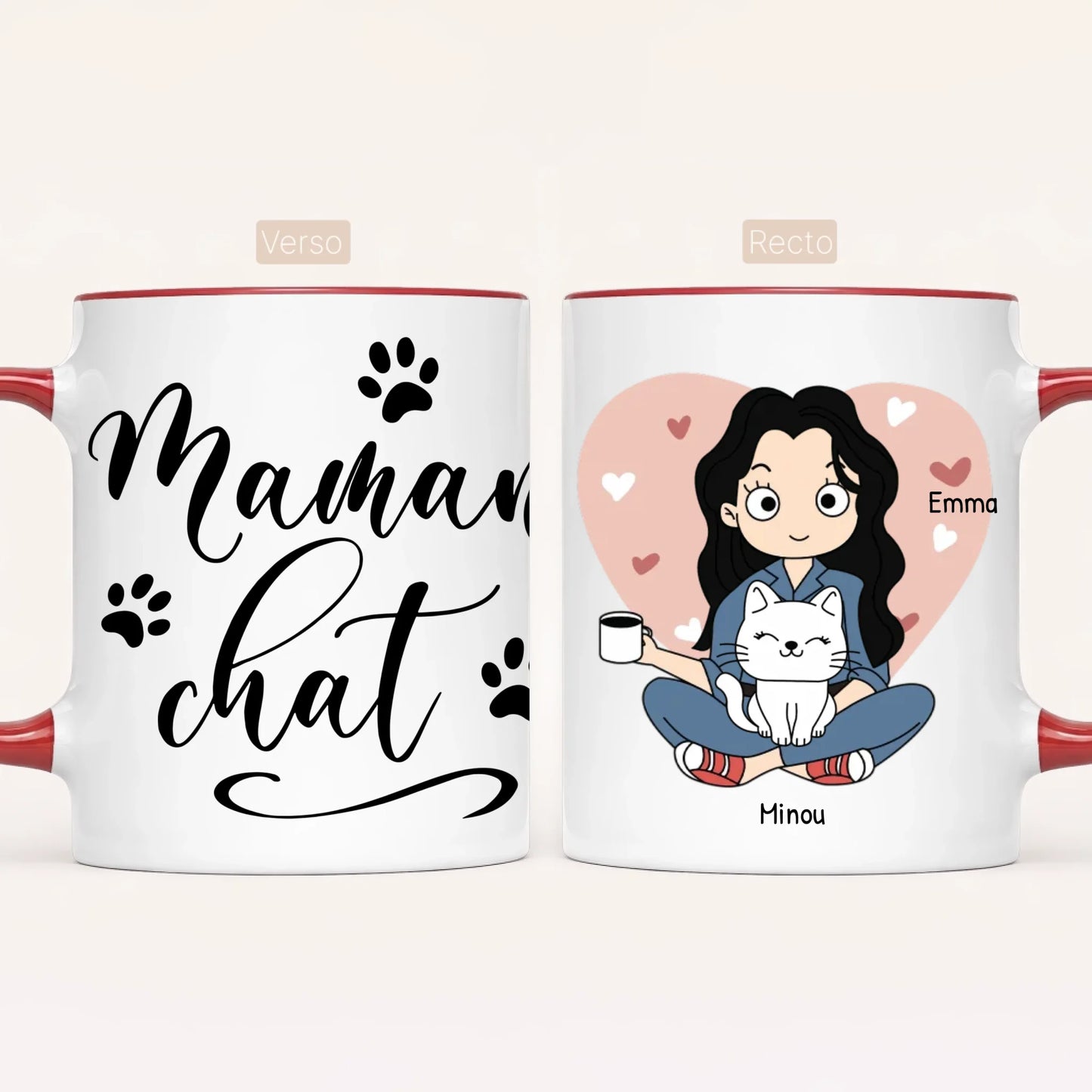 Maman Chat  | Mug Personnalisé