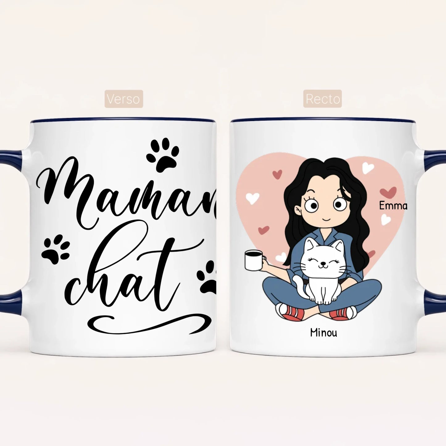 Maman Chat  | Mug Personnalisé