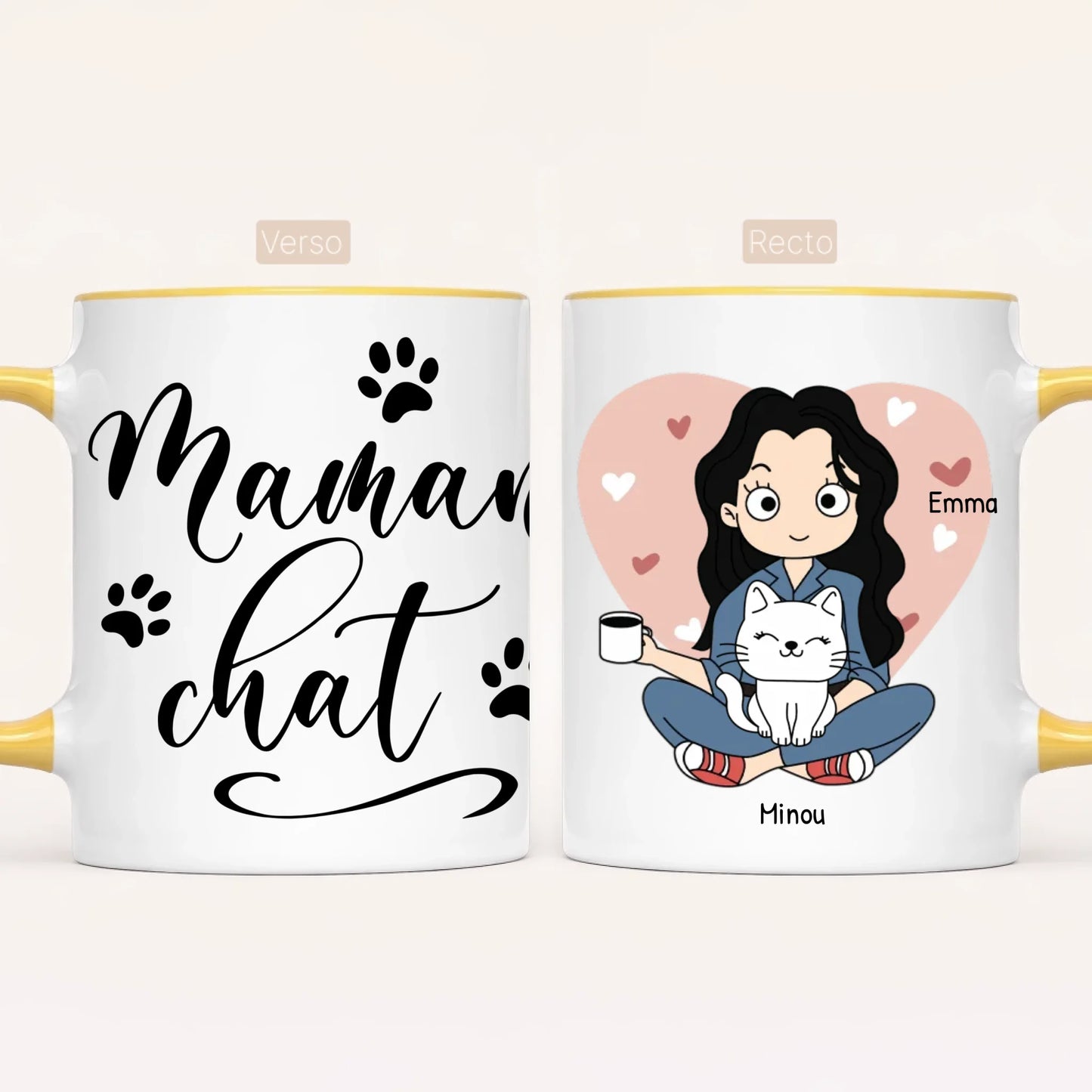 Maman Chat  | Mug Personnalisé