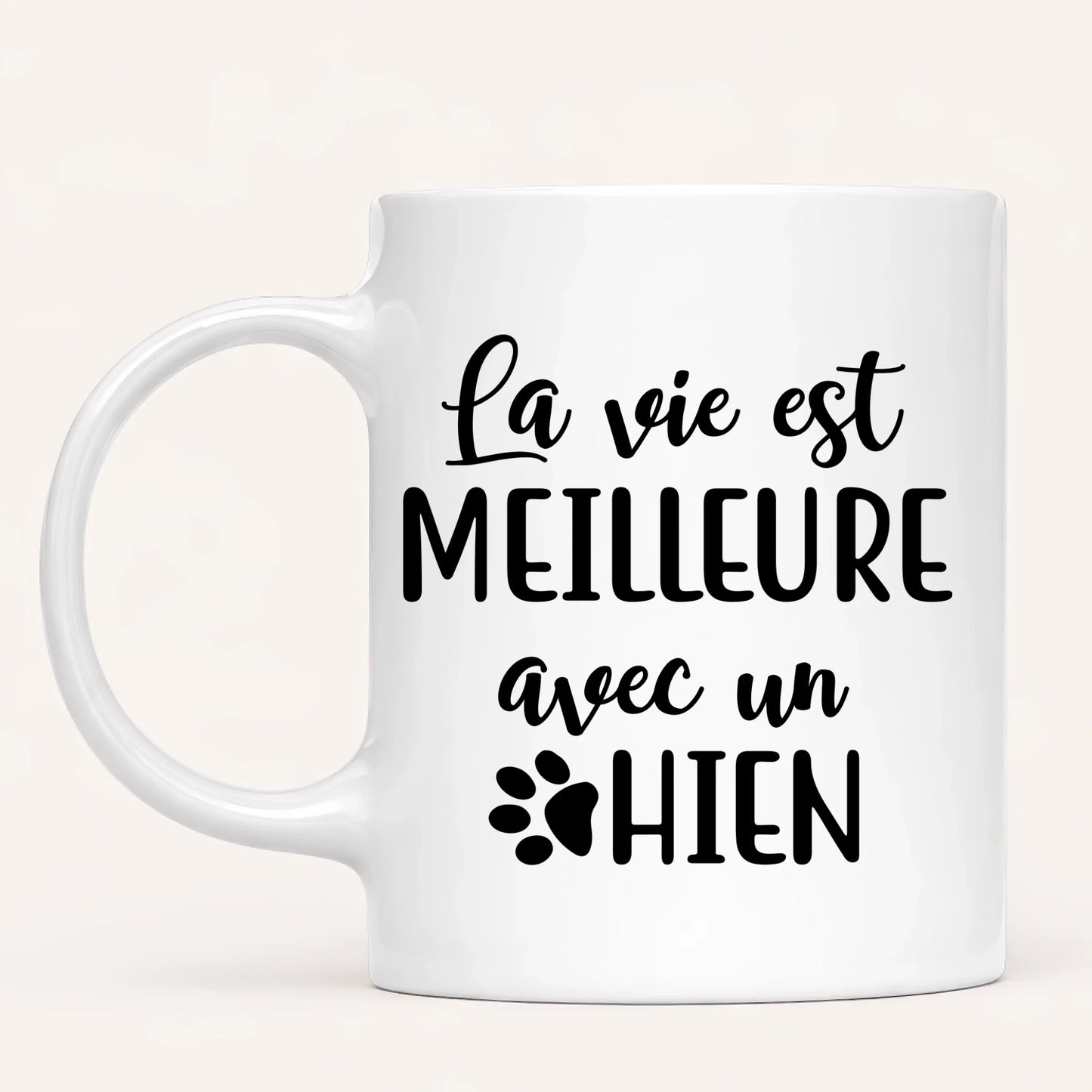 Homme & Jusqu'à 3 Chiens | Mug Personnalisé