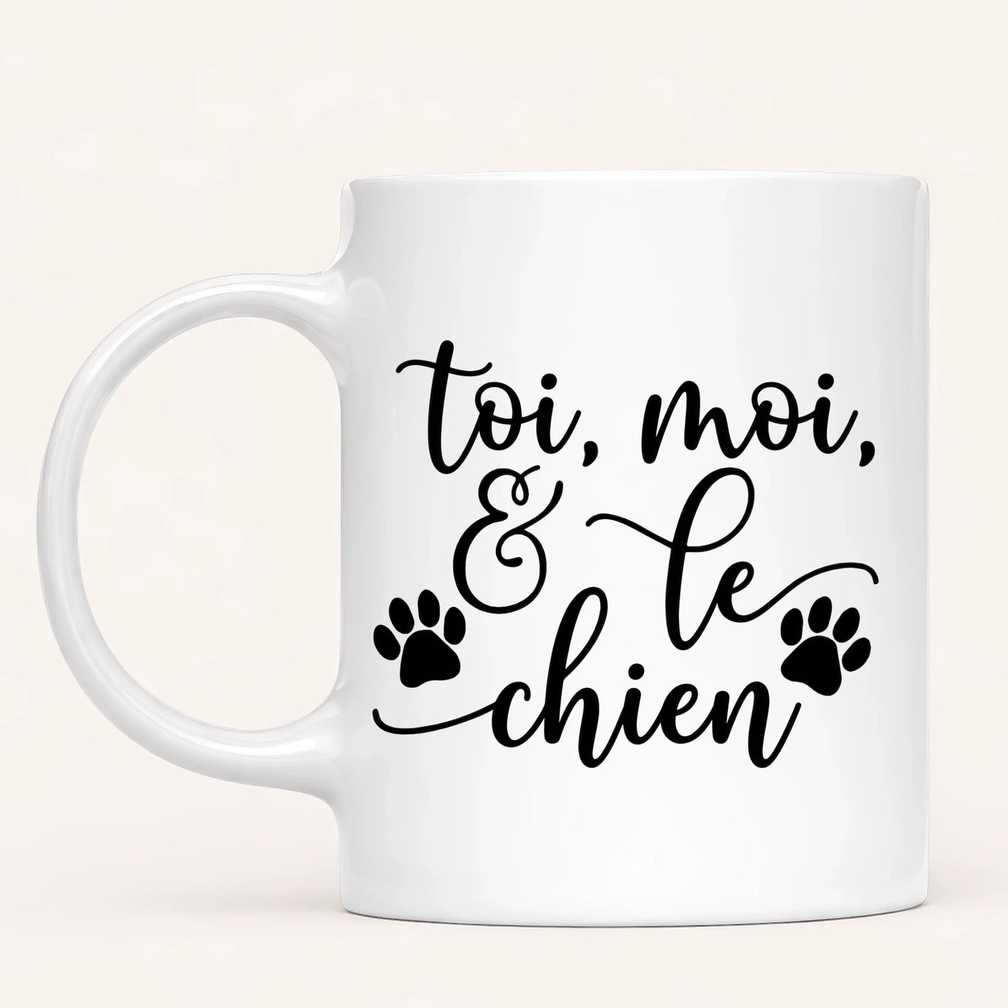 Couple & Chien | Mug Personnalisé