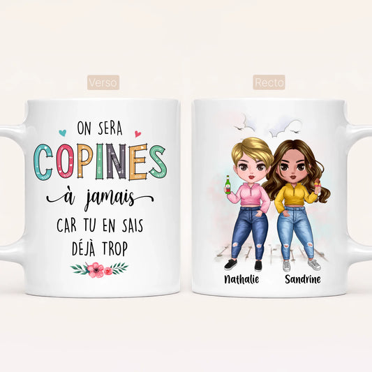 Jusqu'à 7 Amies | Mug Personnalisé