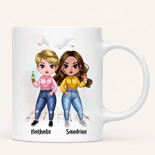 Jusqu'à 7 Amies | Mug Personnalisé