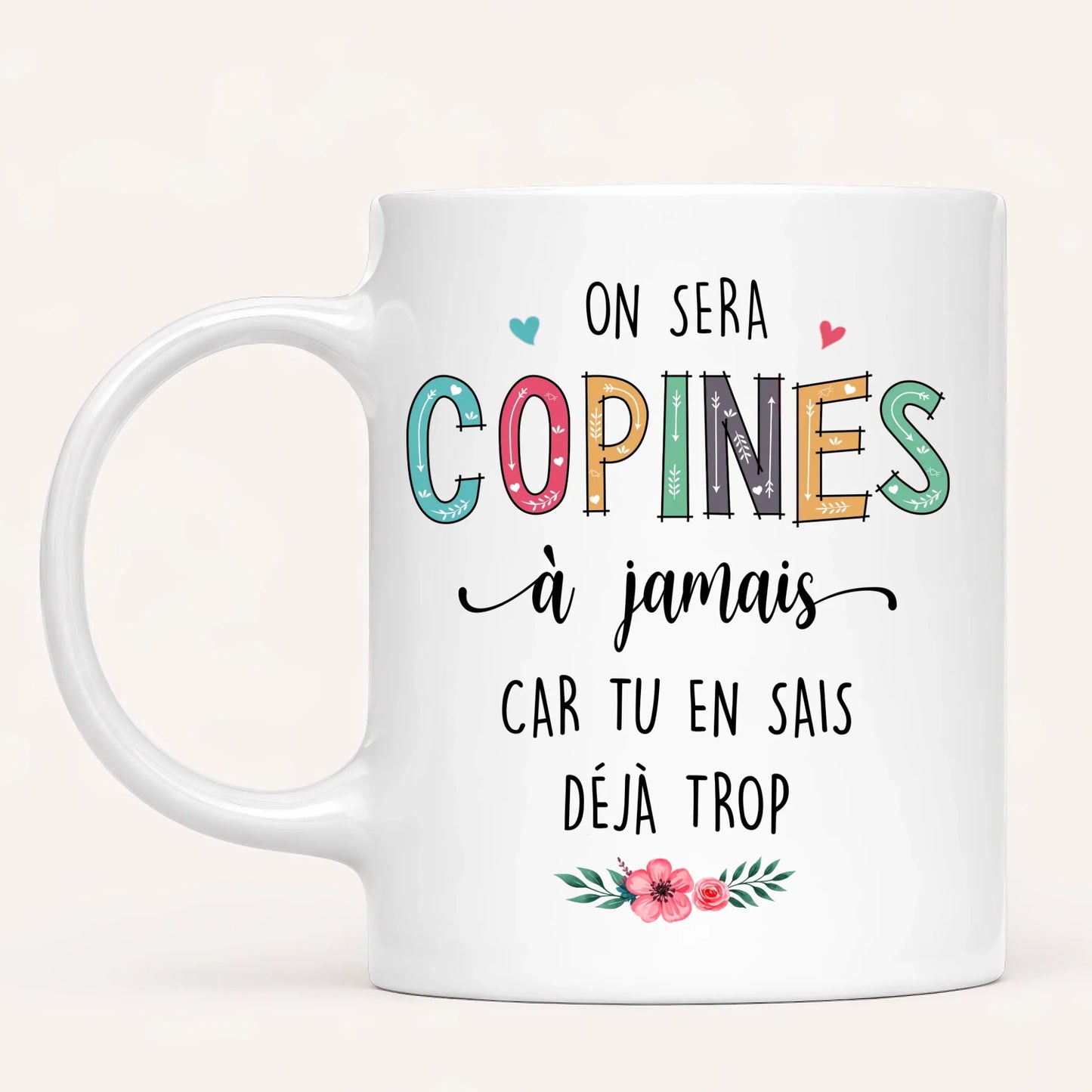 Jusqu'à 7 Amies | Mug Personnalisé