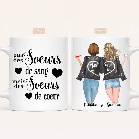 Jusqu'à 4 Meilleures Amies | Mug Personnalisé