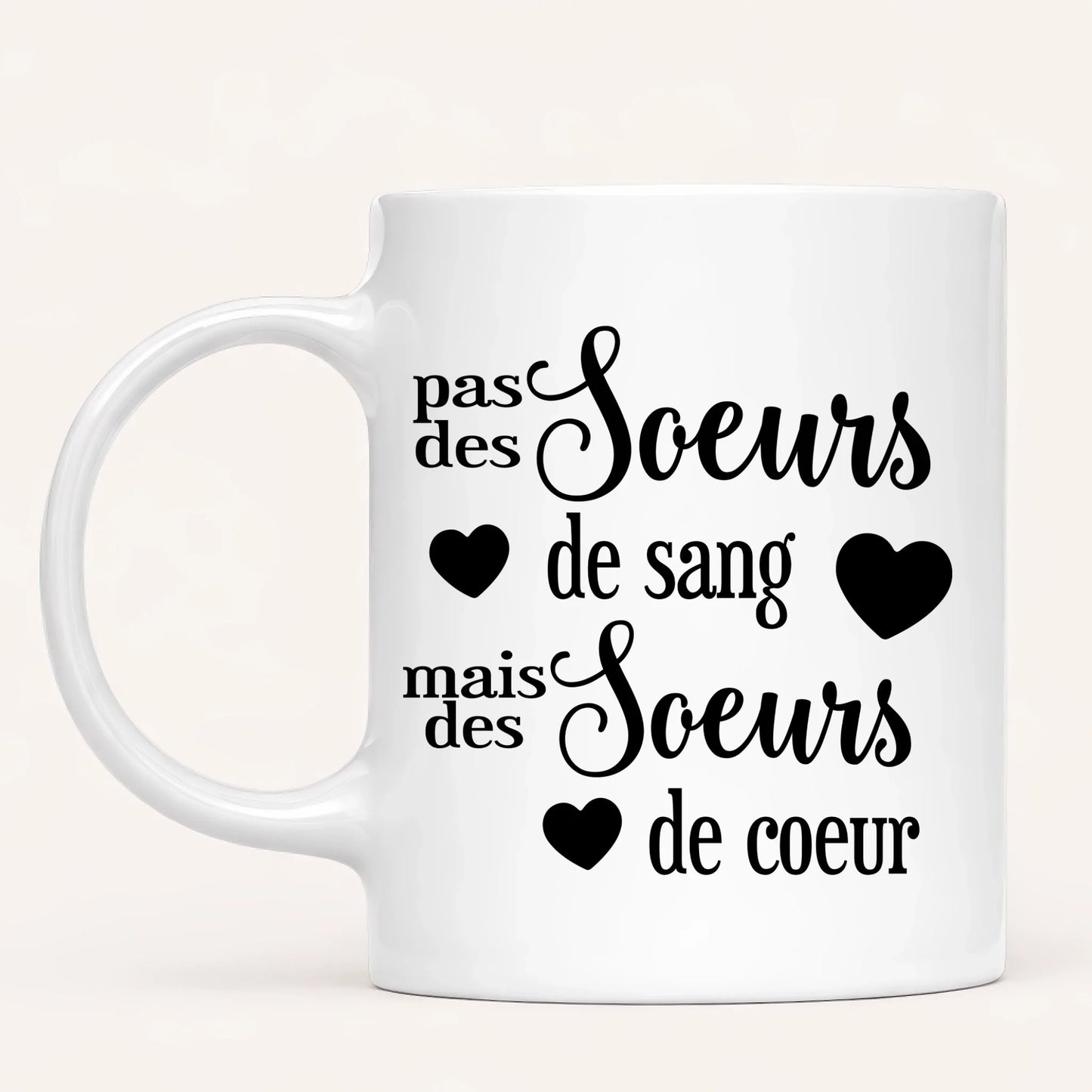 Jusqu'à 4 Meilleures Amies | Mug Personnalisé