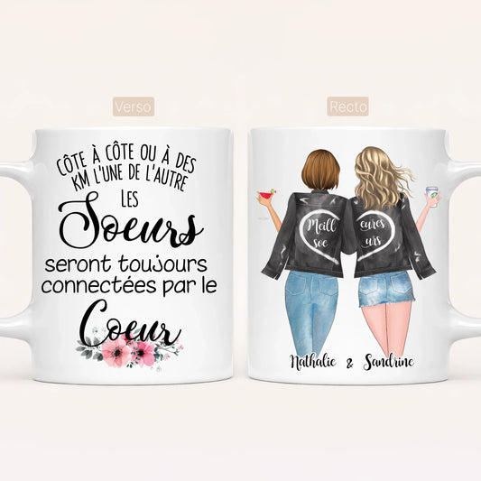 Jusqu'à 4 Soeurs | Mug Personnalisé