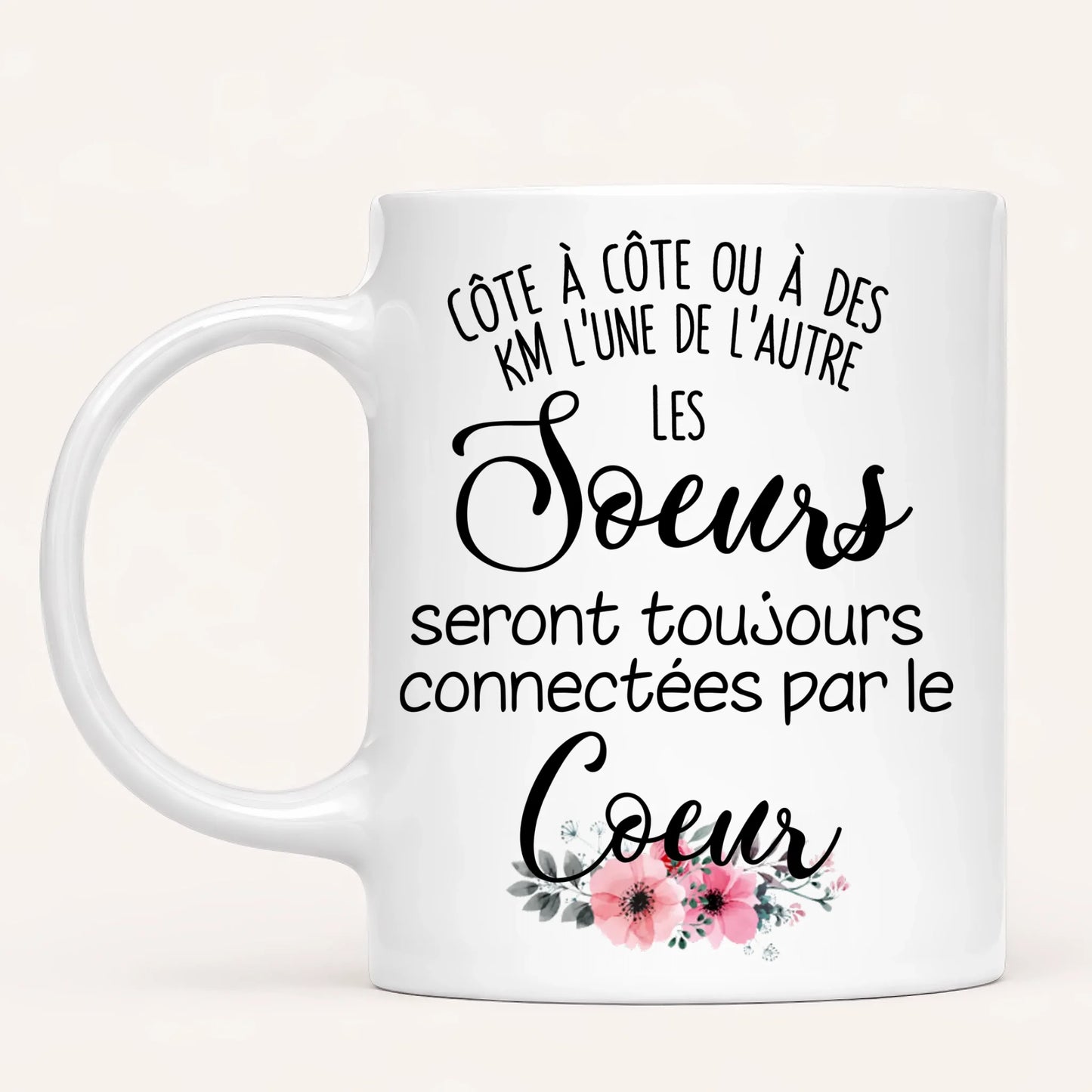 Jusqu'à 4 Soeurs | Mug Personnalisé