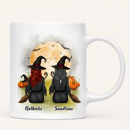 2 Filles à Halloween | Mug Personnalisé