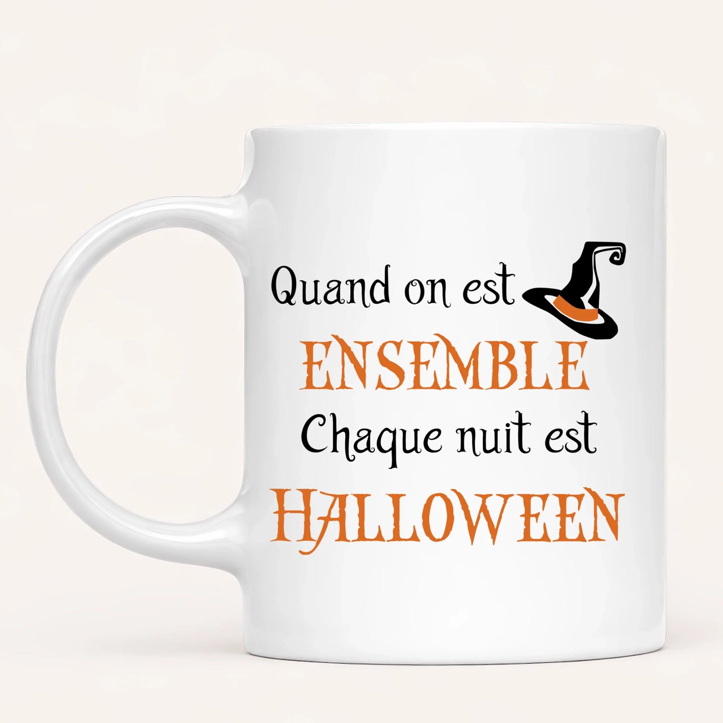 2 Filles à Halloween | Mug Personnalisé