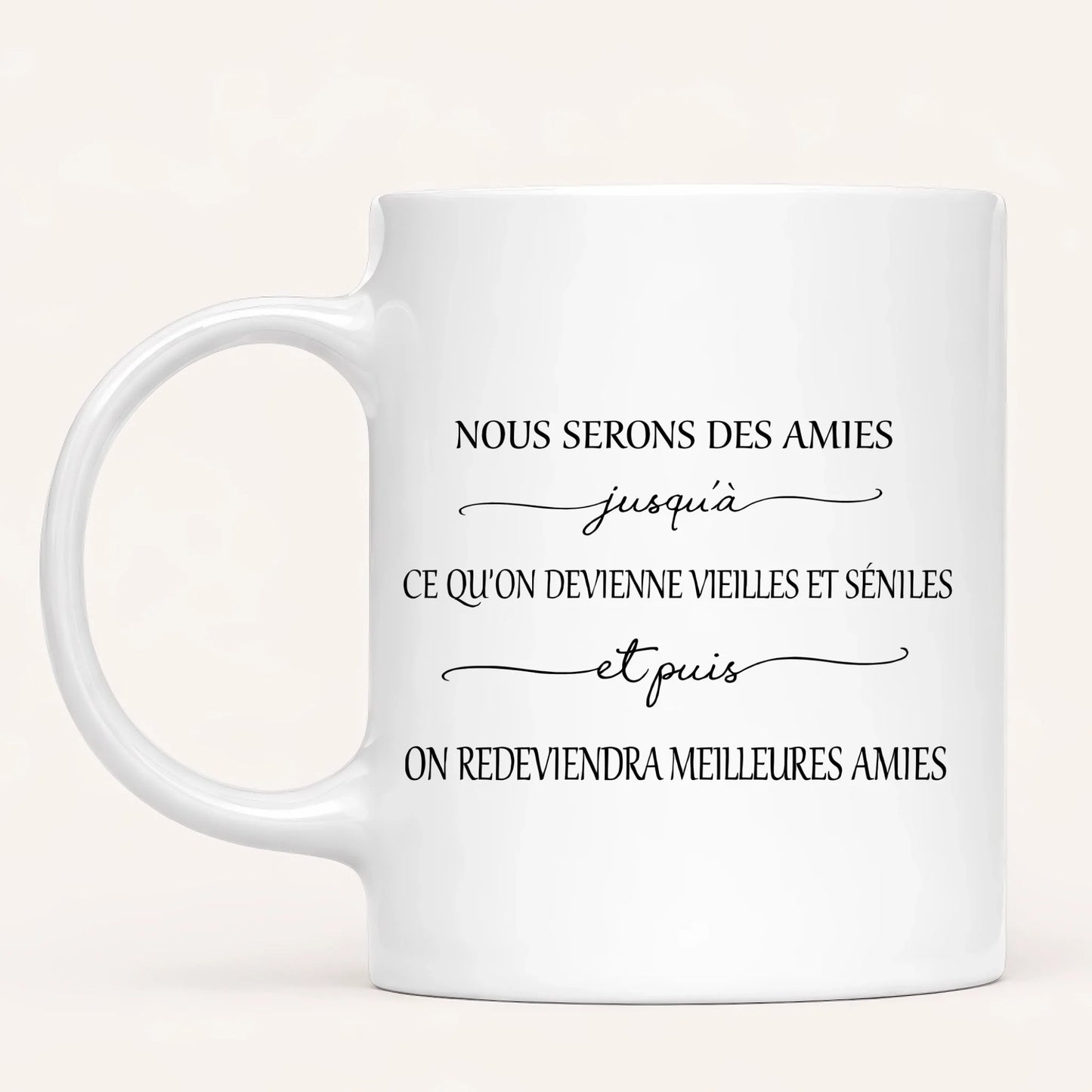 2 Amies Matures | Mug Personnalisé
