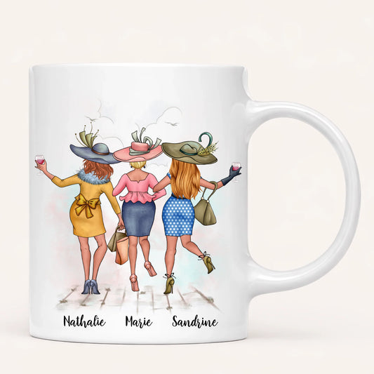 3 Amies Élégantes | Mug Personnalisé