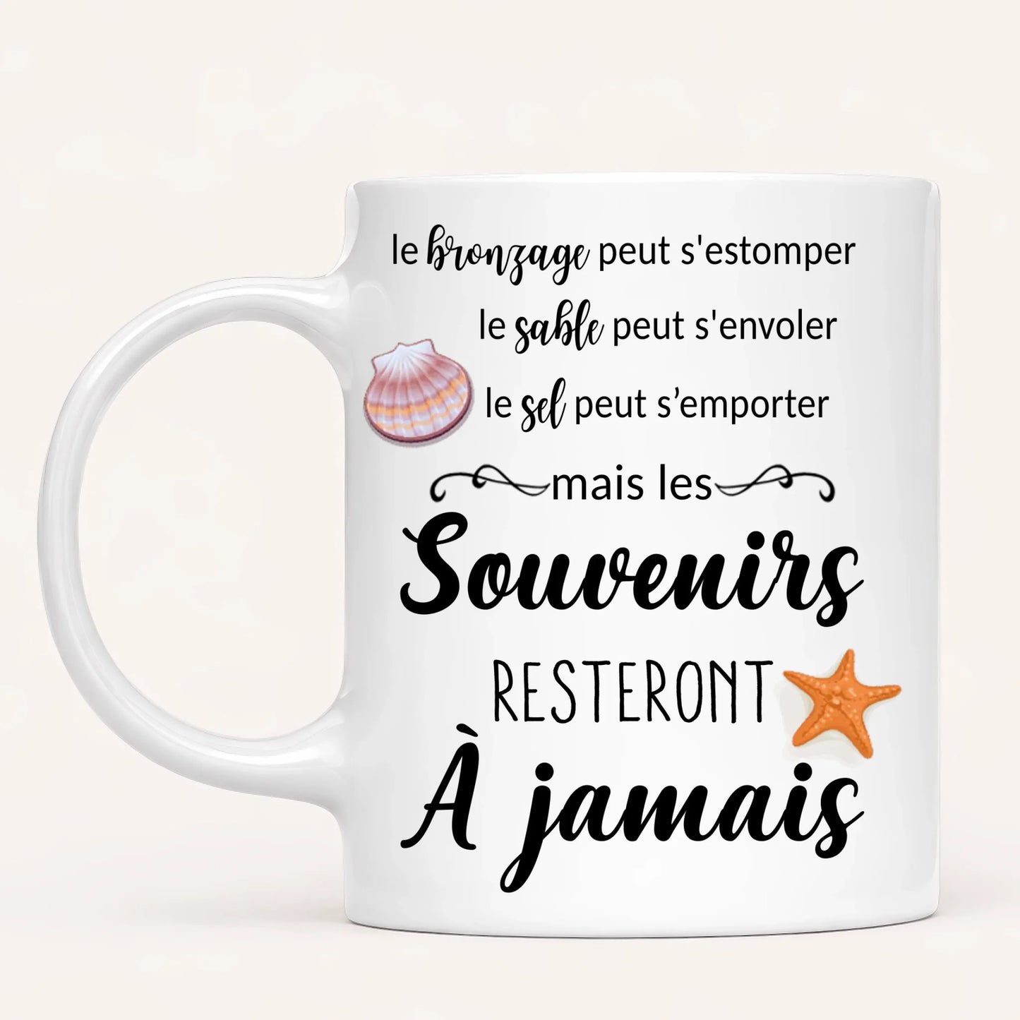 2 Filles à la Plage | Mug Personnalisé