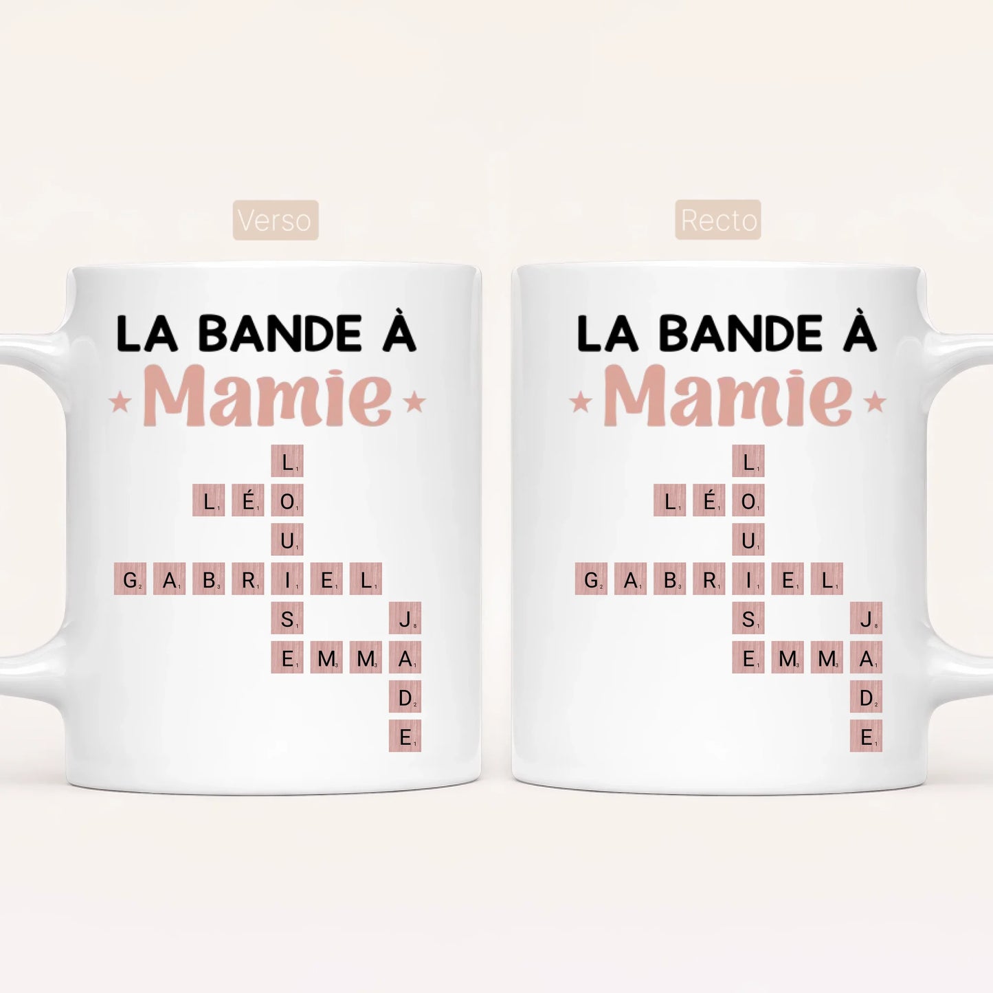La Bande À Mamie - Mots Croisés | Mug Personnalisé