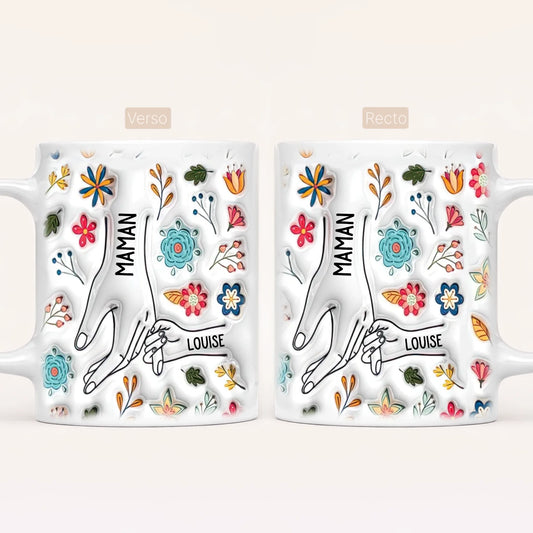 [Effet d'impression 3D] Mug personnalisé mamie v1