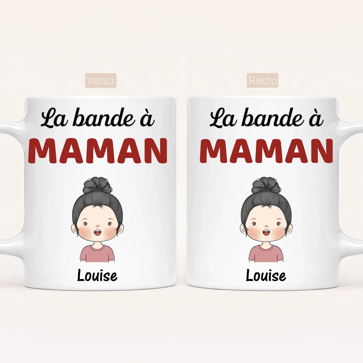 Mug personnalisé - La bande de maman